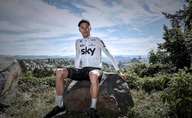 Chris Froome, en la jornada de descanso. /Afp