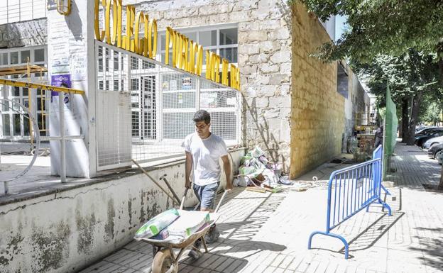 Obras llevadas a cabo en el colegio Lope de vega durante el verano pasado.