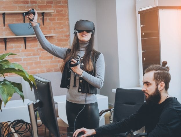 Videojuego de realidad virtual. :: r. c.