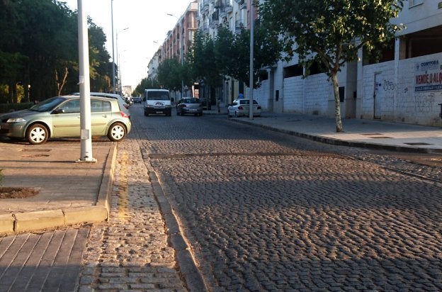Estado actual de este tramo de la avenida. :: e. d.