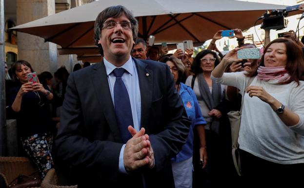 Carles Puigdemont, cesado presidente de la Generalitat./Reuters