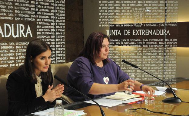 Gil Rosiña y García Bernal, esta mañana. /BRÍGIDO