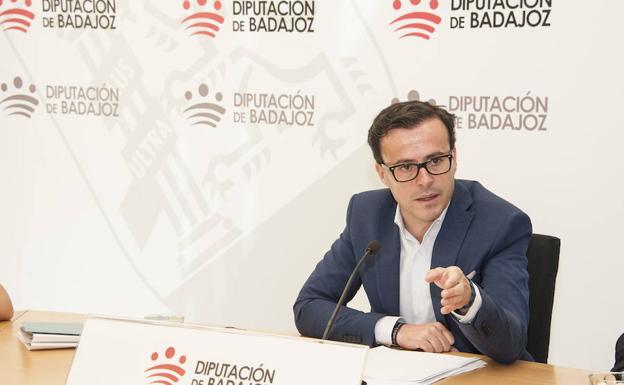 Miguel Ángel Gallardo, presidente de la Diputación de Badajoz:: HOY/