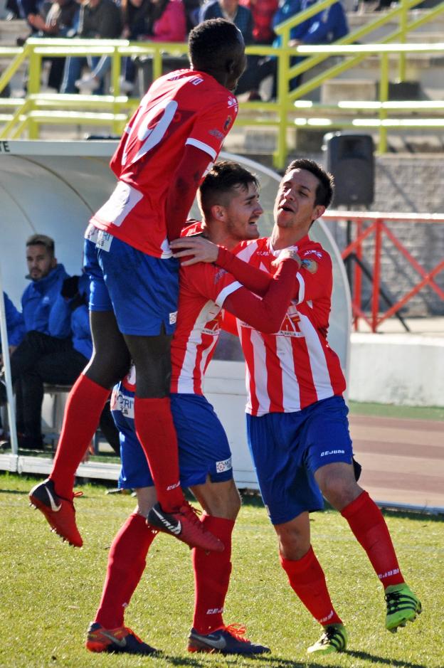 Abrahm Pozo celebra su gol. / E. D.