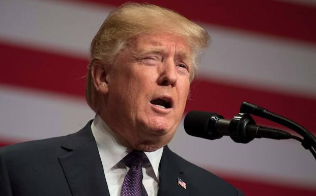 Trump da un discurso. /SAUL LOEB (AFP)