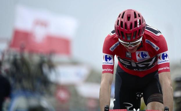 Chris Froome, en la Vuelta Ciclista a España de 2017./Afp