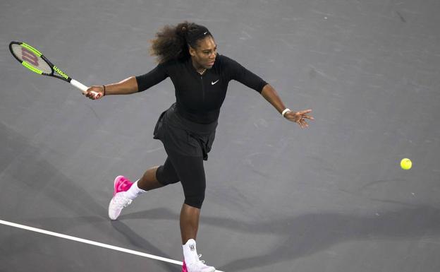 Serena Williams, en su regreso./AFP
