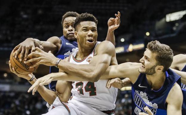 Giannis Antetokounmpo. /Tannen Maury (Efe)