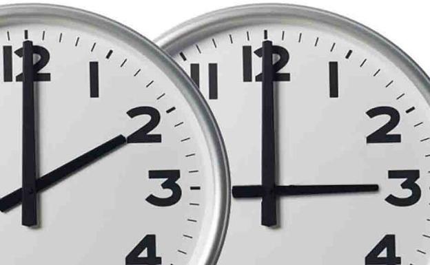 Cambio de hora./