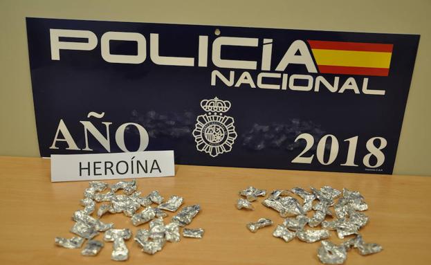 Droga intervenida por la Policía Nacional en Villanueva:: HOY/