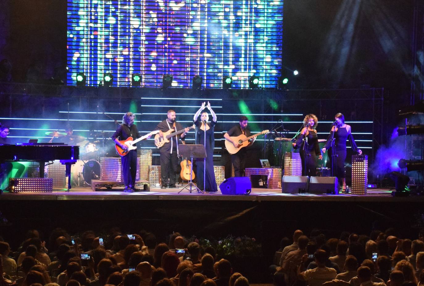 Nina Pastori, en el concierto.