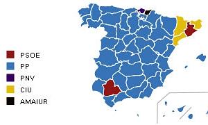 Así queda el mapa de España tras estas elecciones. / RC/