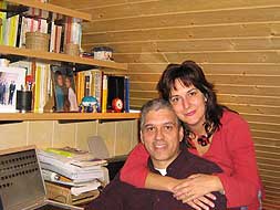 María Jesús Milán Agudo y Manuel Díaz Ordoñez, que han recibido el octavo Premio Arturo Barea./