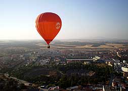 Extremadura, a vista de globo