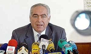 El exalcalde Pedro Acedo, cuando era regidor de Mérida, en una rueda de prensa en el Ayuntamiento.|HOY/