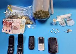 Dos detenidos por distribuir droga en el Valle del Alagón y la comarca de Alcántara