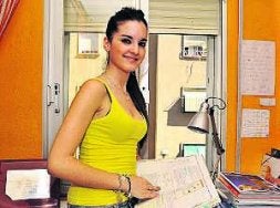 Alba asegura que tiene mucha fuerza de voluntad. / J.V.ARNELAS/