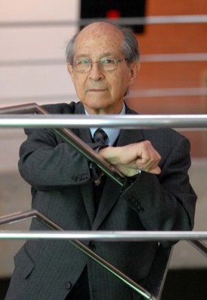 José Corredor Matheos, fotografiado ayer en el Meiac de Badajoz. :: CASIMIRO MORENO/