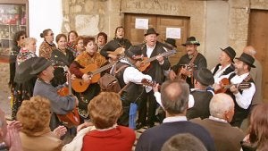 La ronda de los Vettones actuará el domingo. :: G. VERA./
