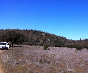 La zona en donde estaría la presa. :: C. P./