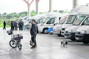 La concentración de caravanistas de Plasencia se convierte en internacional