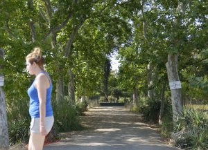 La entrada de la finca 'Parque Ascensión' que es un jardín botánico importante. :: JOSÉ VICENTE ARNELAS/