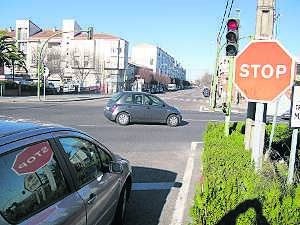 Cruce entre San Blas y Pinilla. :: HOY/