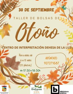 El Centro de Interpretación acoge un taller para dar la bienvenida al otoño