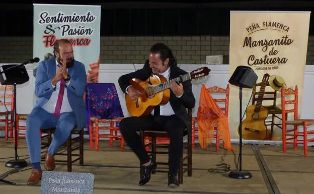 Actuación de Miguel de Tena en el Festival Flamenco./f. v.