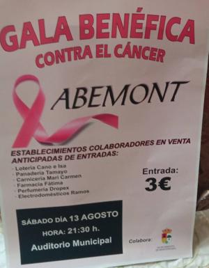 El auditorio de Monterrubio de la Serena acoge este sábado una gala benéfica contra el cáncer