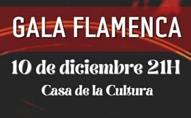 Este sábado, nueva gala flamenca en la Casa de la Cultura