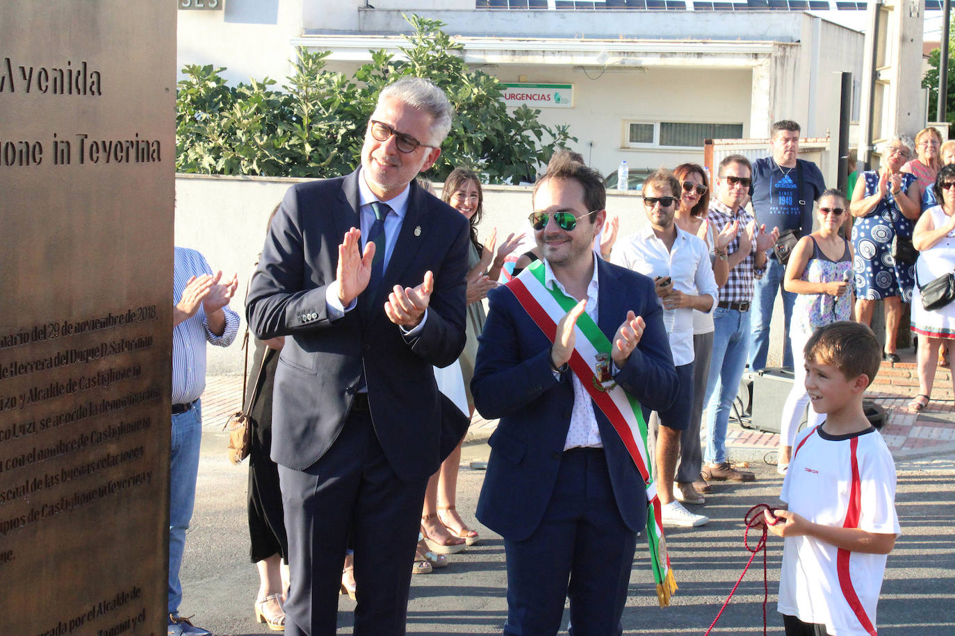 Se inaugura la Avenida Castiglione in Teverina  Herrera 