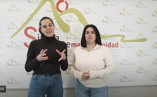 Isabel Barragán y Marta Flores son las terapeutas ocupacionales de la Mancomunidad Sierra Suroeste /