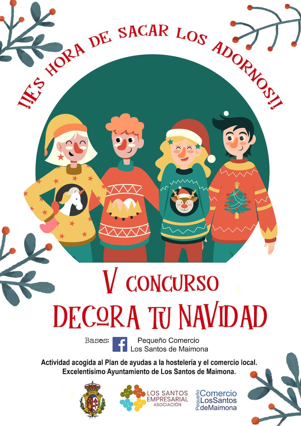El pequeño comercio convoca el V concurso 'Decora tu Navidad' | Los Santos  de Maimona - Hoy