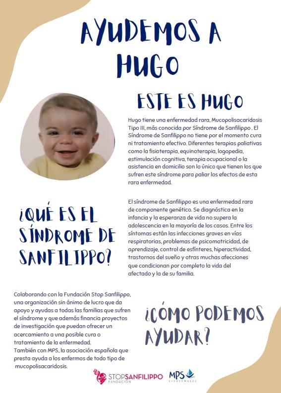 Hugo el pequeño santeño diagnosticado con una enfermedad de las denominadas 'raras': Mucopolisacaridosis III o Síndrome Sanfilippo IIIA /hoy