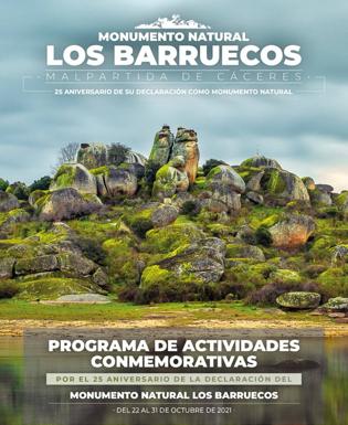 Malpartida de Cáceres celebra el 25 aniversario de la declaración del Monumento Natural Los Barruecos