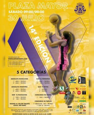 80 equipos inscritos para el 3x3 de Baloncesto de Malpartida de Cáceres