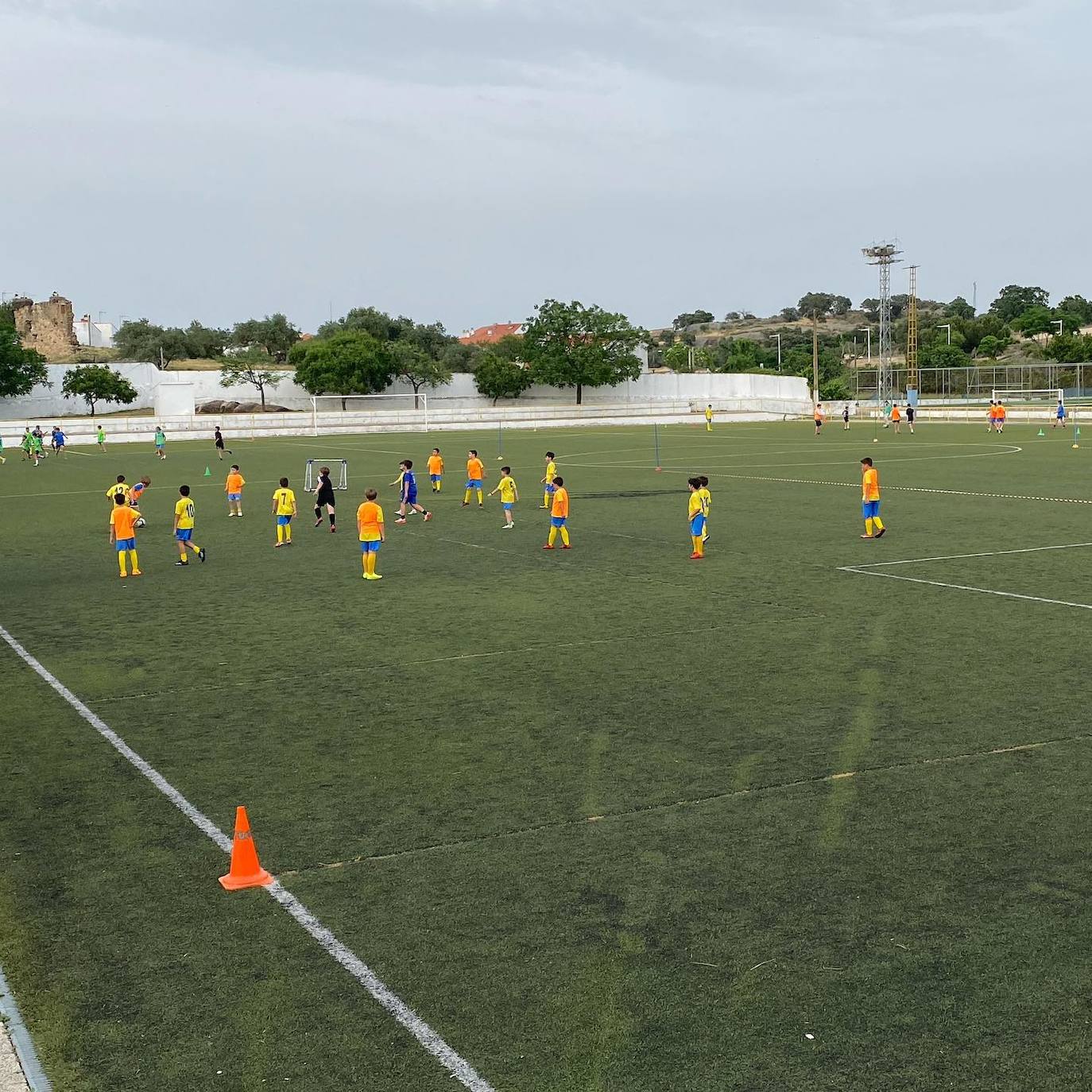 Campo de fútbol de Malpartida de Cáceres. 
