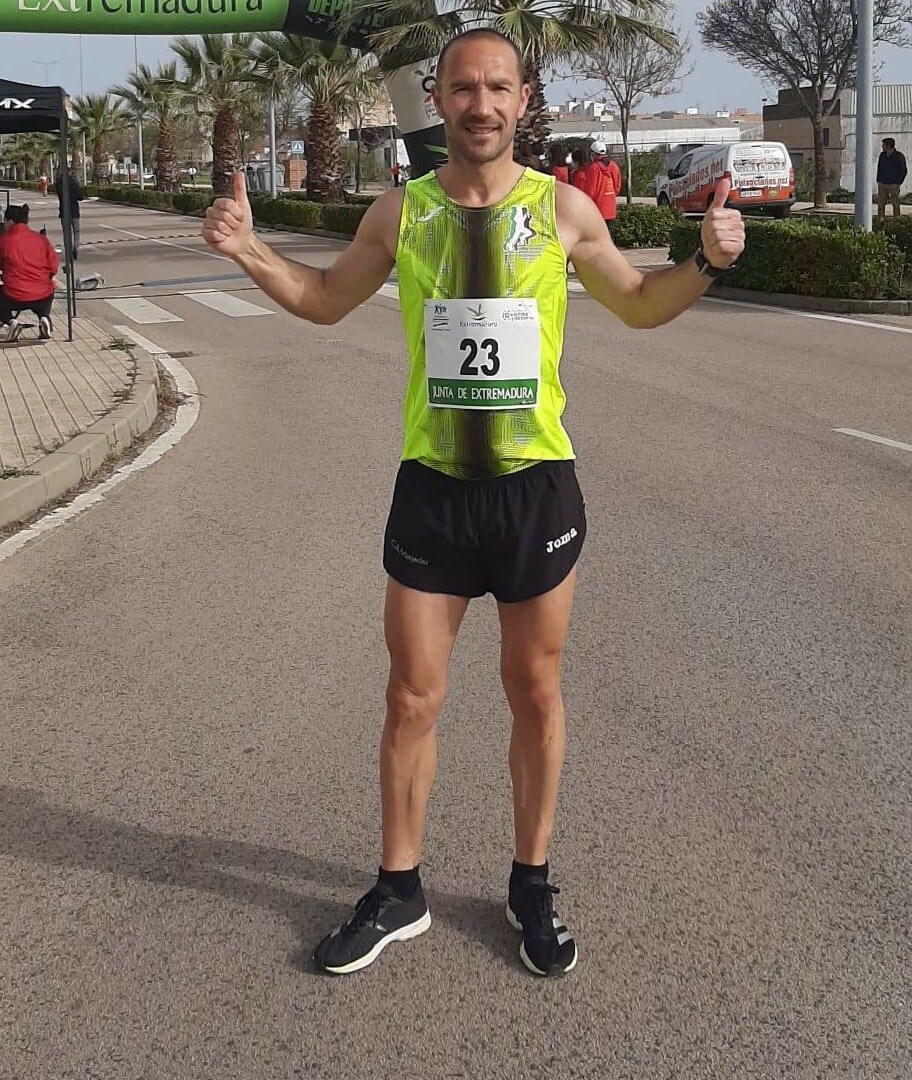 Sergio Redondo se proclama campeón de Extremadura Máster B en 5km Marcha
