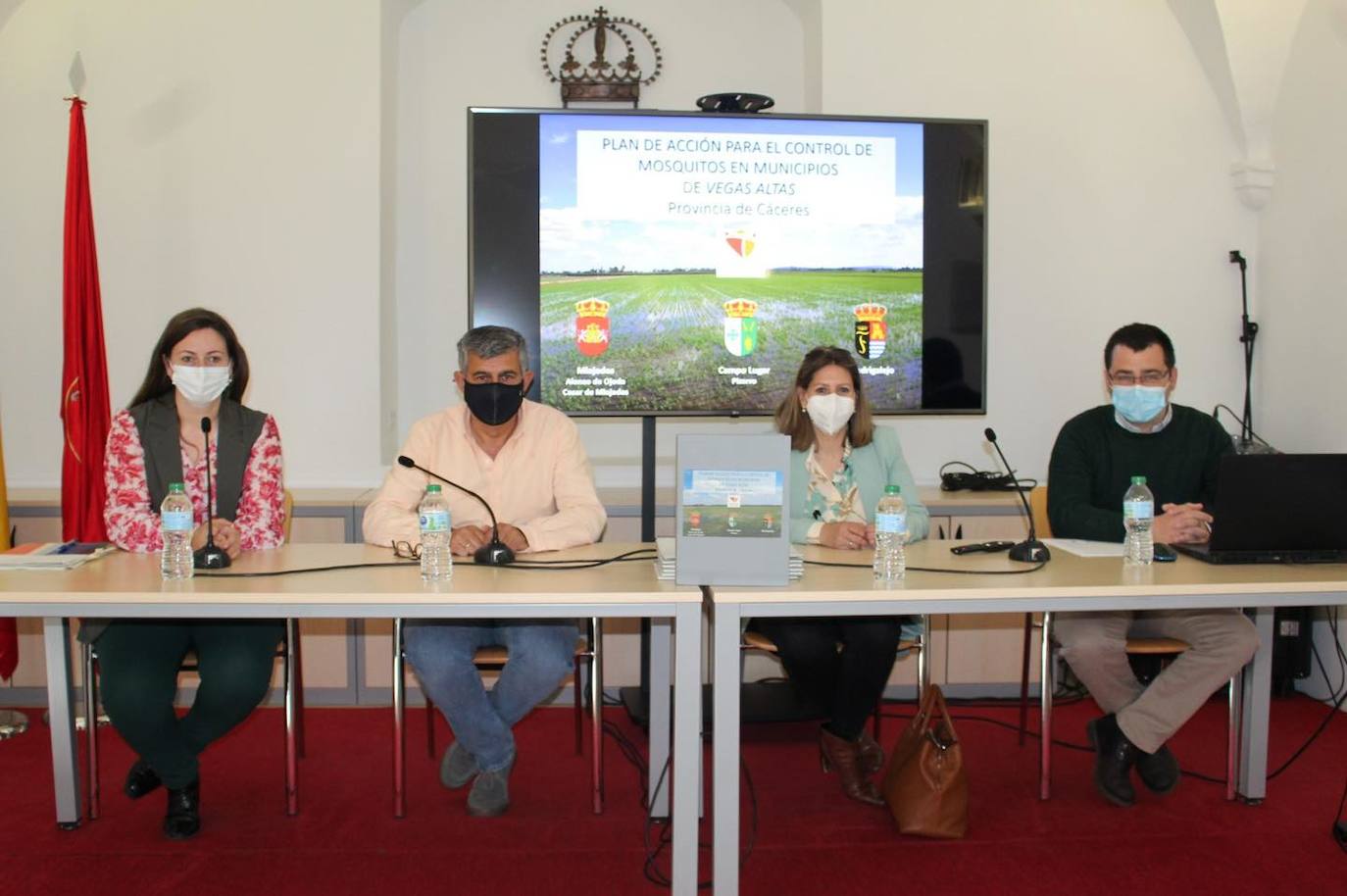 Presentación del Plan Antimosquitos, realizada en Miajadas por la Diputación de Cáceres 