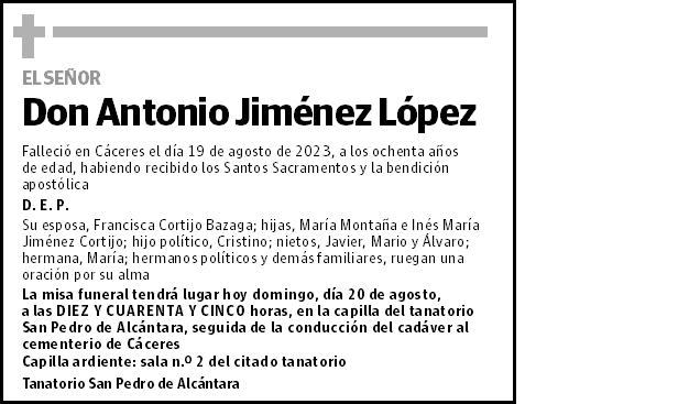 Antonio Jiménez López