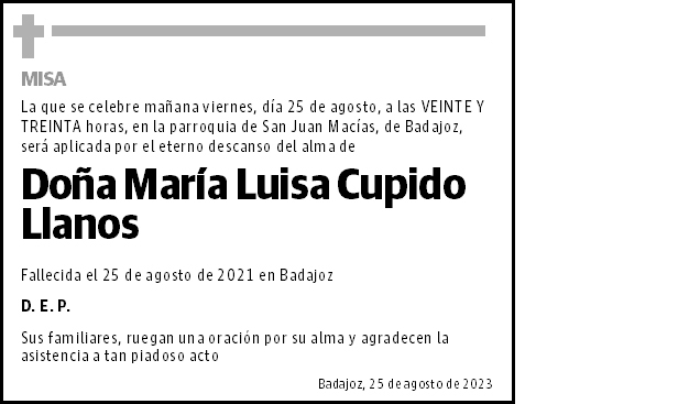 María Luisa Cupido Llanos