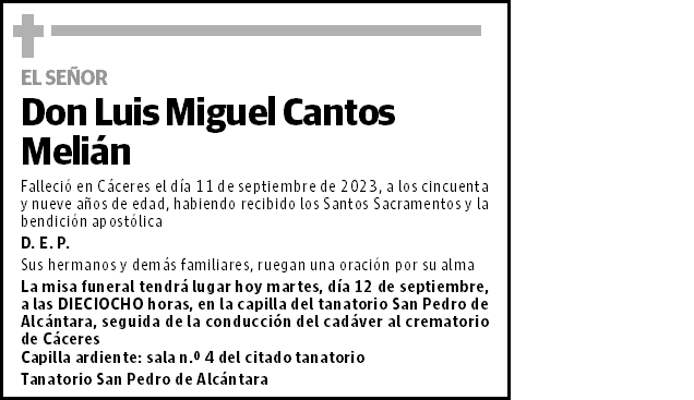 Luis Miguel Cantos Melián