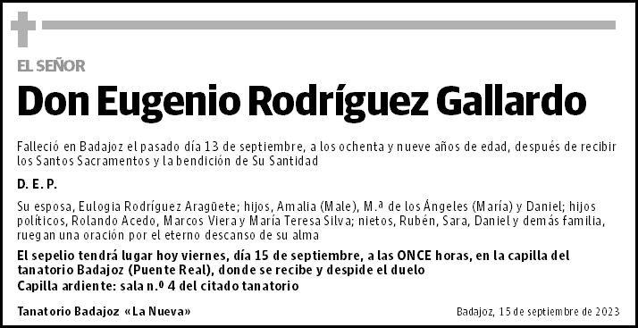Eugenio Rodríguez Gallardo