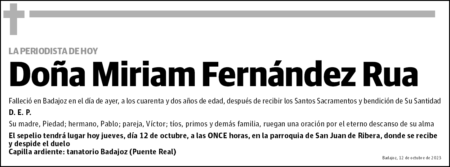 Miriam Fernández Rua