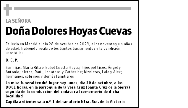 Dolores Hoyas Cuevas
