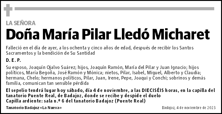 María Pilar Lledó Micharet
