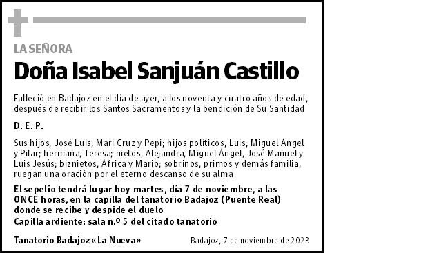 Isabel Sanjuán Castillo