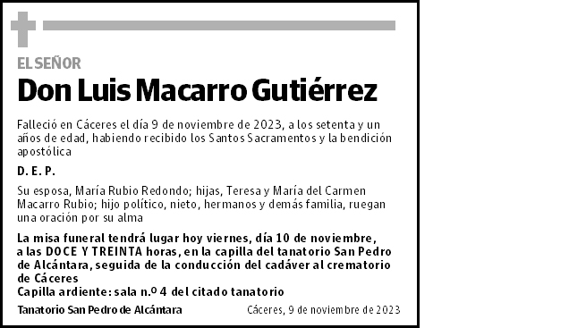 Luis Macarro Gutiérrez