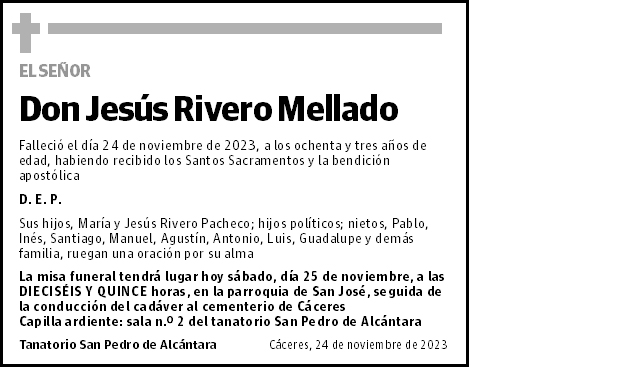 Jesús Rivero Mellado